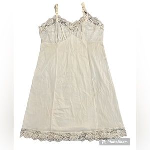 Vintage Sears Nylon Cream Slip Size “40 Average” Bust